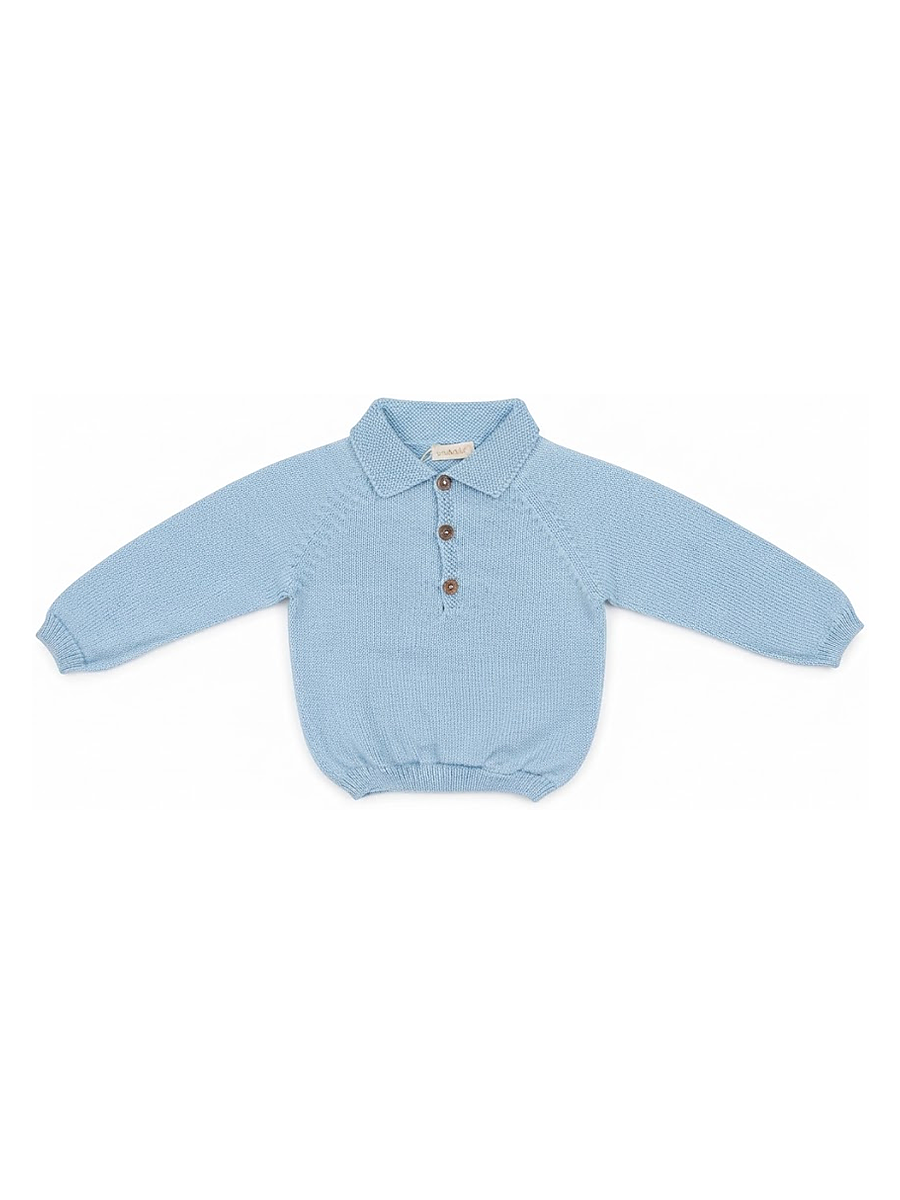 Maglione celeste per neonato